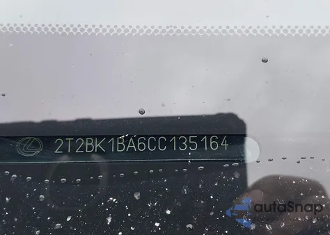 2012 Lexus Rx 350 from USA, damaged, VIN 2T2BK1BA6CC135164